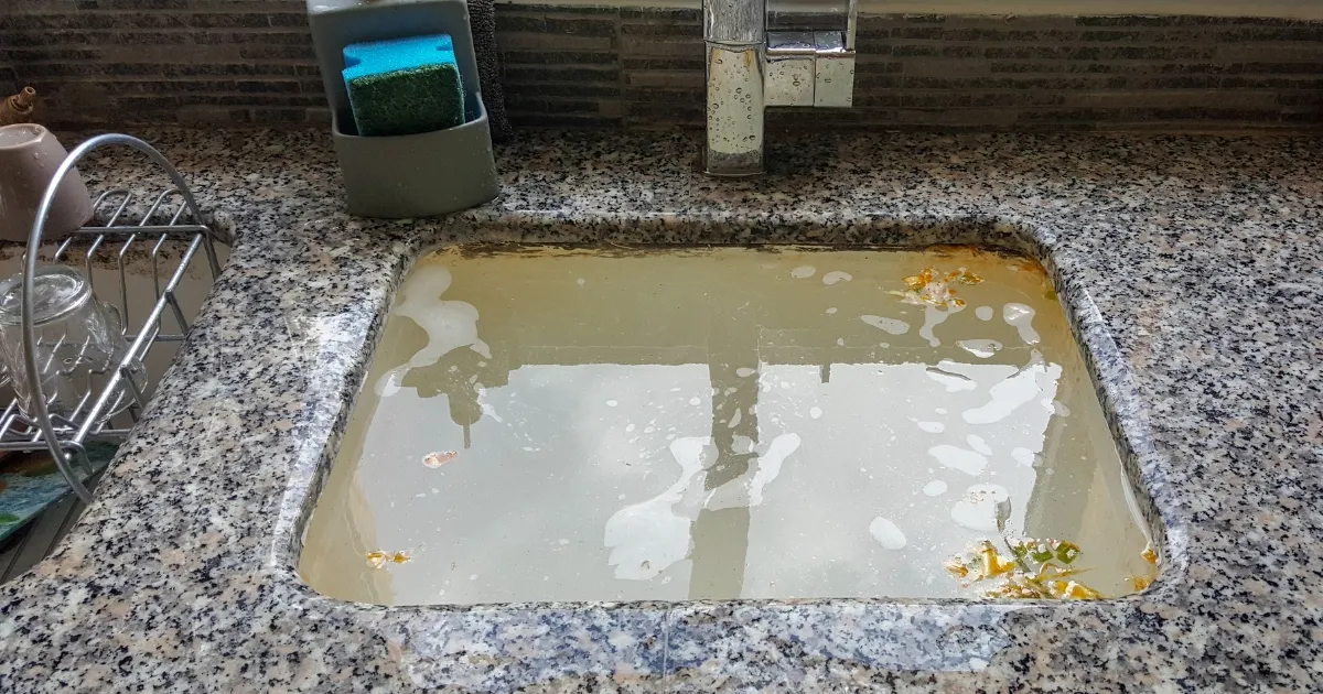 kitchen sink blocked drain