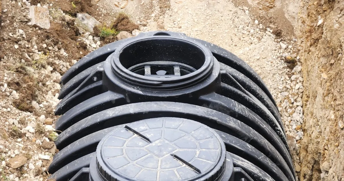 excavation and connection to the plumbing system