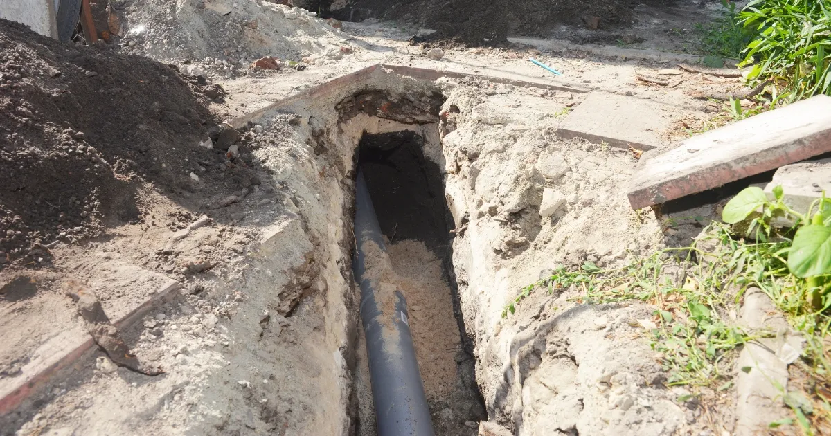 absorption trench