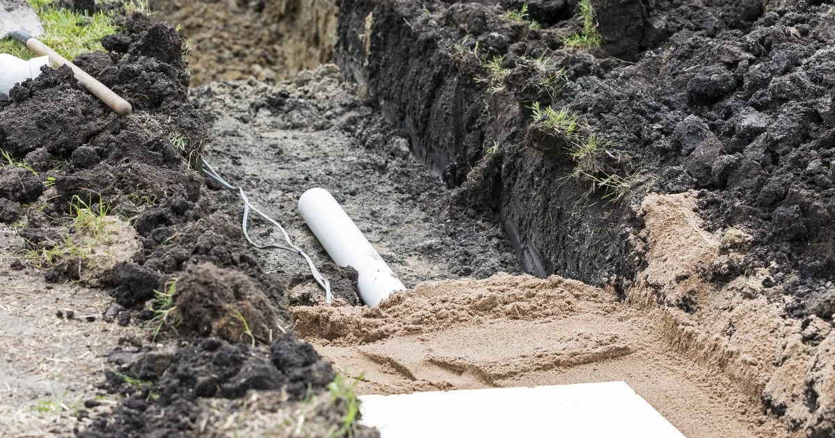 septic tank absorption trench