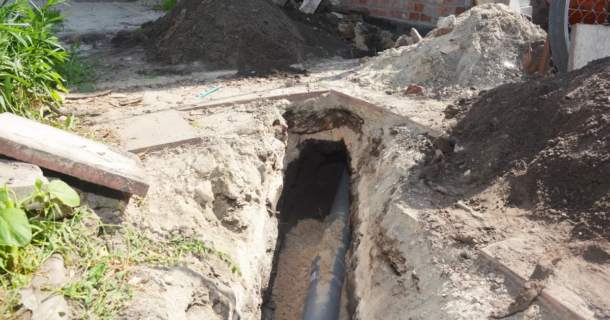 Our Services Septic Absorption Trench