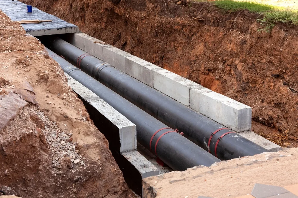 Premier Absorption Trench Installation on the Coast