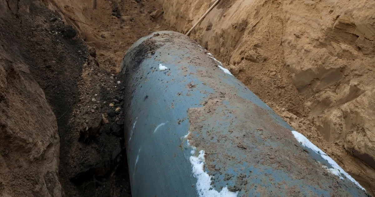 big plumbing pipe