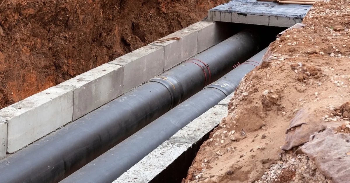 absorption trench